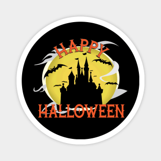 Happy Halloween - Castle Magnet